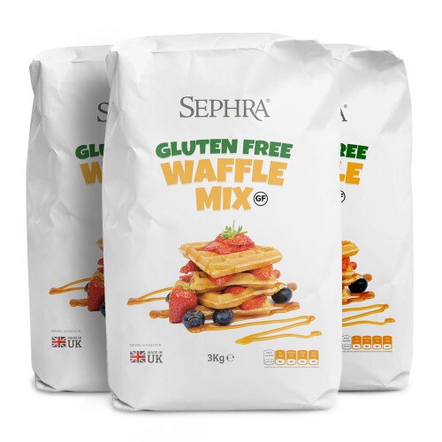 Sephra Gluten Free Waffle Mix 4x3kg